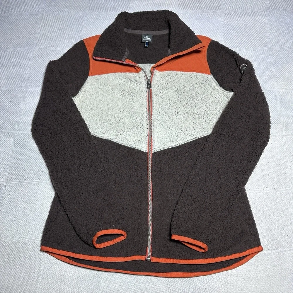 Kuhl Prism Fleece Jacket Womens XS Cozy‎ Teddy Pile Colorblock Outdoors Hiking